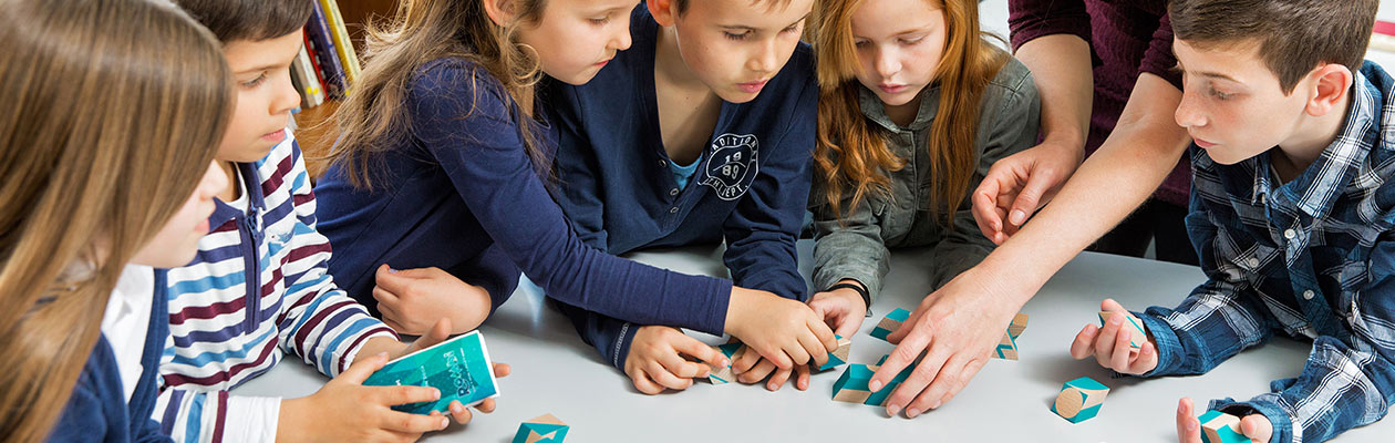 Rombi being used by children in school